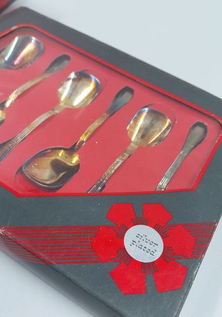 Set 12 cucchiaini silver plated