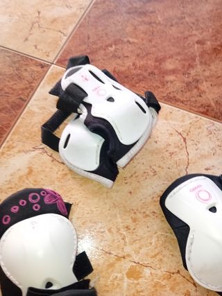Patines Oxelo con mochila y protecciones