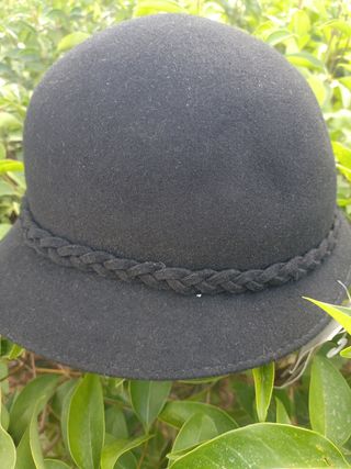 SOMBRERO LANA MUJER INVIERNO NEGRO 