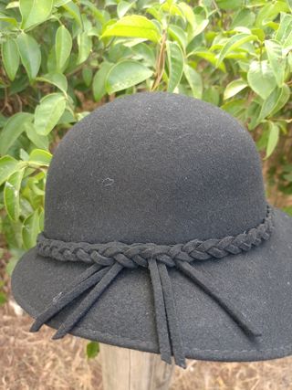 SOMBRERO LANA MUJER INVIERNO NEGRO 