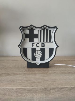 Lámpara LED 3D Escudo F.C Barcelona