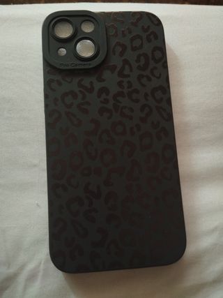 Funda móvil con estampado de leopardo