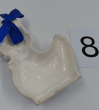 Decorazione Paperella Ceramica Blu