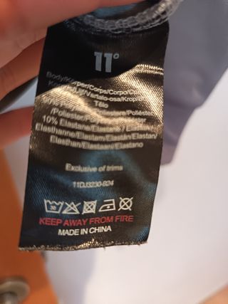 Sudadera 11 Degrees Gris Talla 13/15