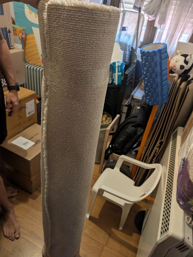 Alfombra IKEA Hueso Pelo Corto 170x240 cm