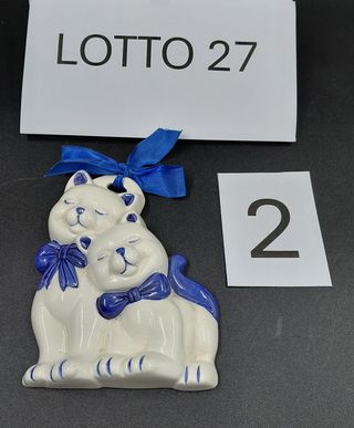 Decorazione da appendere a muro in ceramica