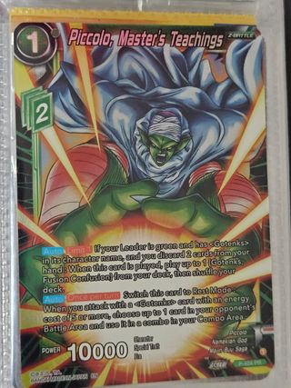 Piccolo, Master's Teachings DBZ Carta