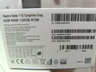 Xiaomi Redmi Note 11S 128GB Gris