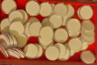 Cápsulas para monedas con almohadilla
Lote 50 