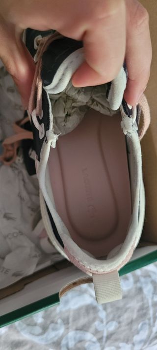 Zapatillas Lacoste Azul y Rosa