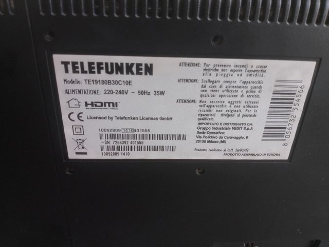 Monitor Telefunken Nero