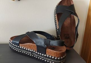 Sandalias XTI Negras Talla 37