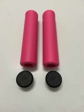 Punhos de silicone rosa