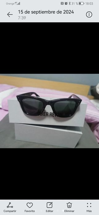 Gafas de sol Ray-Ban negras