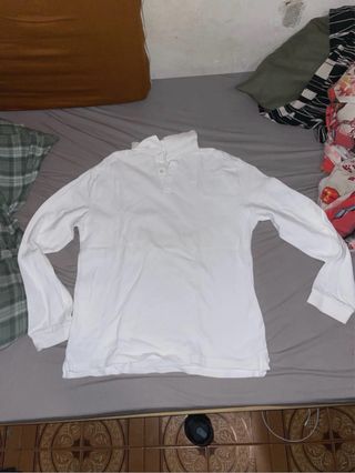 Polo Zara Blanco Talla 13-14 Años