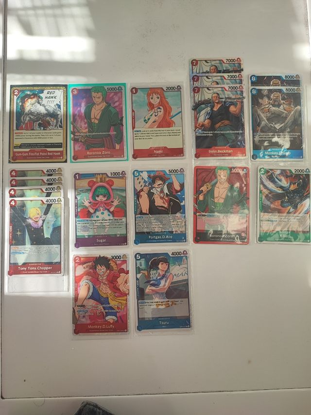 Cartas One Piece Colección