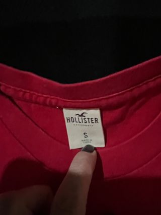 Maglietta Rossa Hollister 22 Ocean Watch