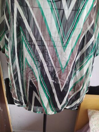Blusón Zara Seda Talla S