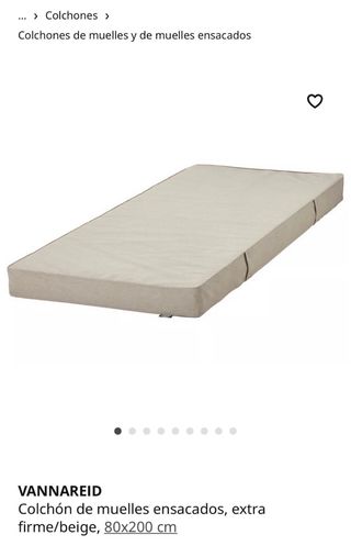 Cama ikea color blanco
