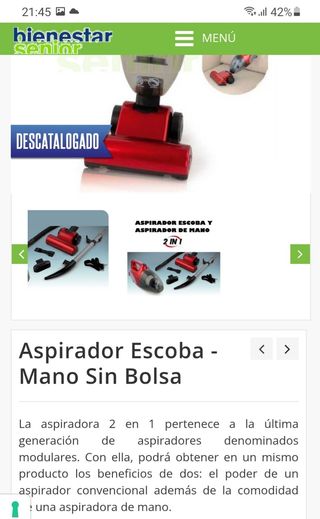 Aspiradora JRD 2 en 1