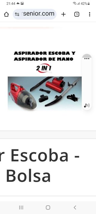 Aspiradora JRD 2 en 1