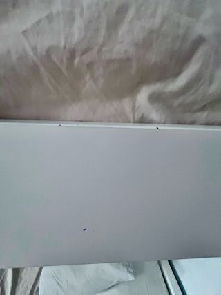 Litera blanca de madera con cama nido 