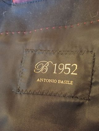 Antonio Basile cappotto sportivo uomo taglia 50
