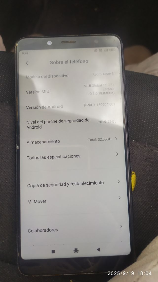 Xiaomi Redmi Note 5 Negro