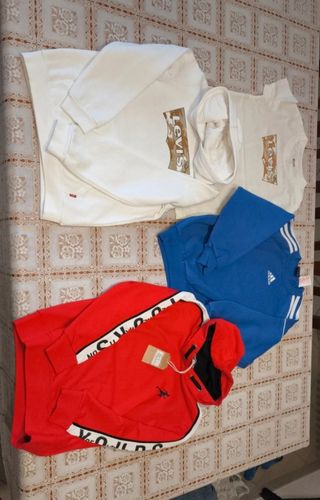 Set 3 Felpe Bambino Levi's Adidas