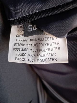 Chaleco de traje gris