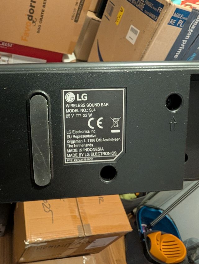 Barra de Sonido LG SJ4 Negra.