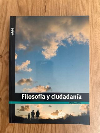 FILOSOFÍA Y CIUDADANÍA Bachillerato EDEBÉ