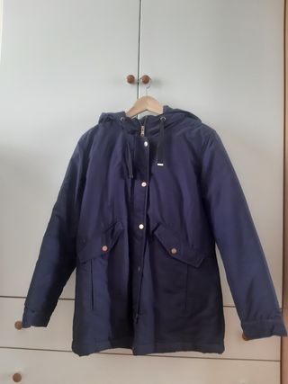 Anorak chica azul marino 