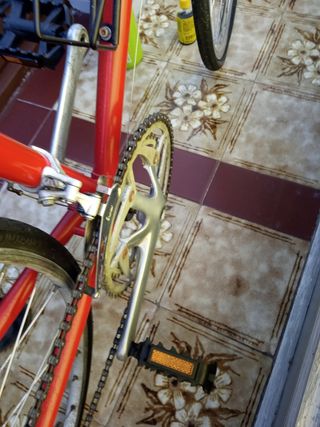 Bicicleta de carretera clásica años 80