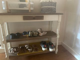 Mueble recibidor consola madera
