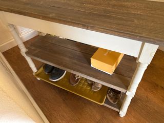 Mueble recibidor consola madera