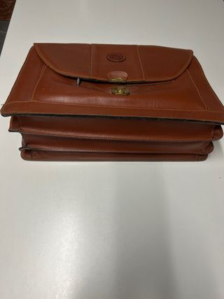Maletín de piel para portátil y documentos