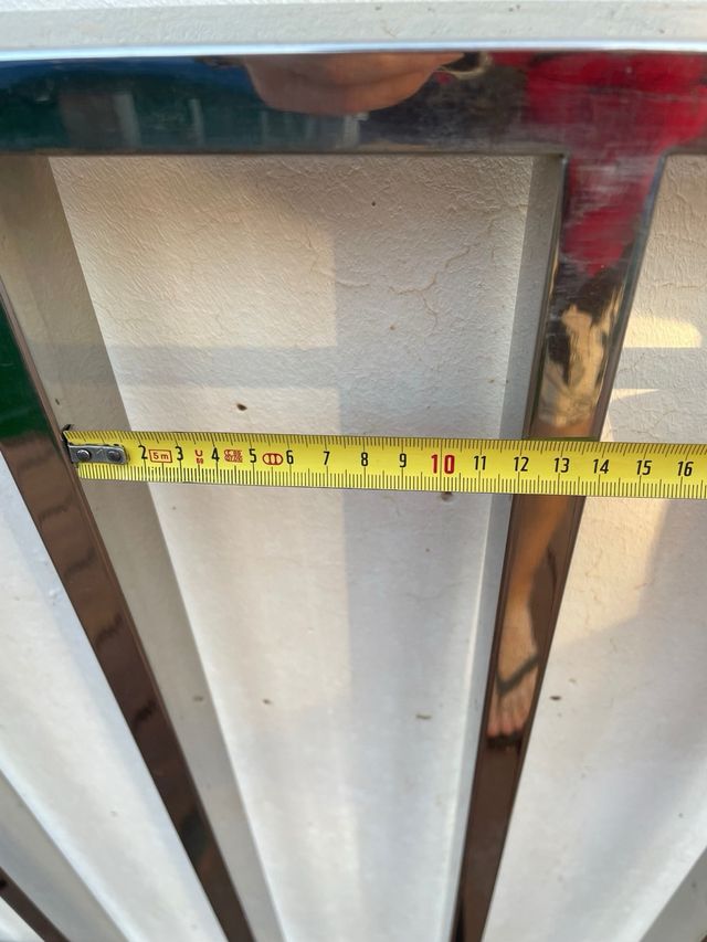 Baranda exterior inox en Murcia