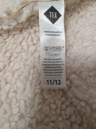 Zamarra boreguillo talla S