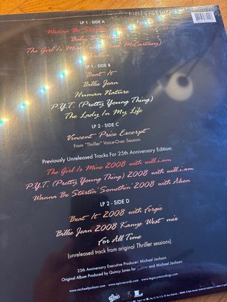 Michael Jackson Thriller 25th Anniversary Edition