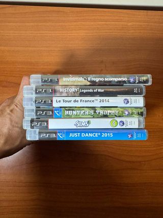 Lotto 6 Giochi per Console Sony PlayStation 3 PS3 