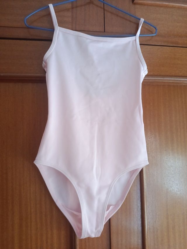 Body gimnasia niña rosa 5/6 años