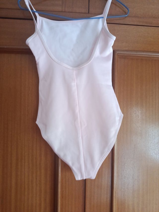 Body gimnasia niña rosa 5/6 años