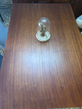Mesa comedor madera extensible rústica
