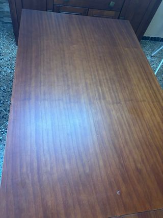 Mesa comedor madera extensible rústica
