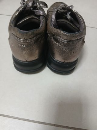 Scarpe da ginnastica donna oro/argento