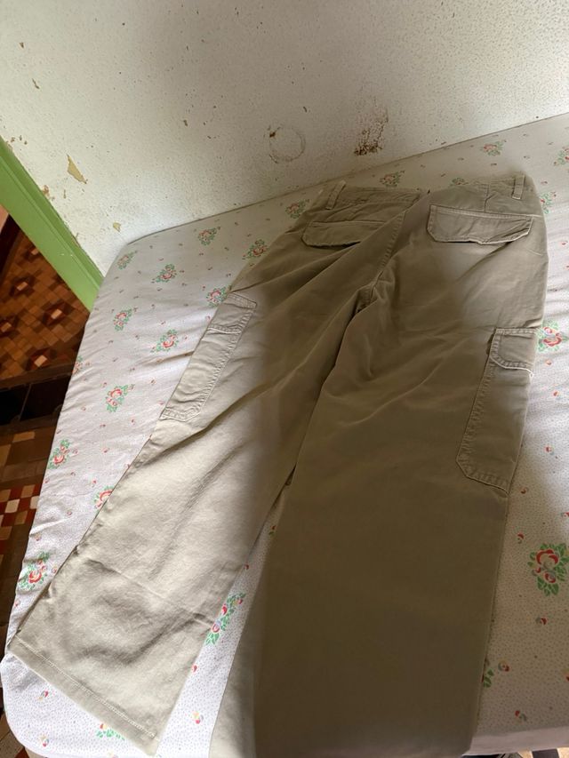 Pantalón Zara Beige Talla S