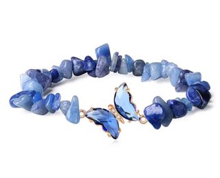 Pulsera de piedras naturales azul