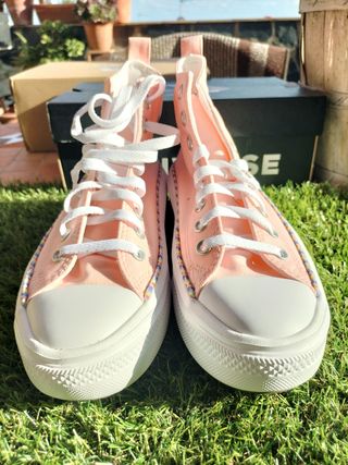 Converse Chuck Taylor All Star Plataforma Rosa