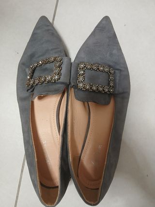 Mocassini donna grigi taglia 40